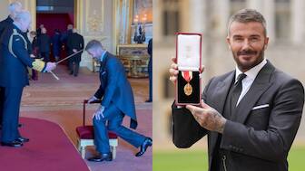 David Beckham was knighted by King Charles at the Windsor Castle. Images: The Royal Family/X/Reuters 