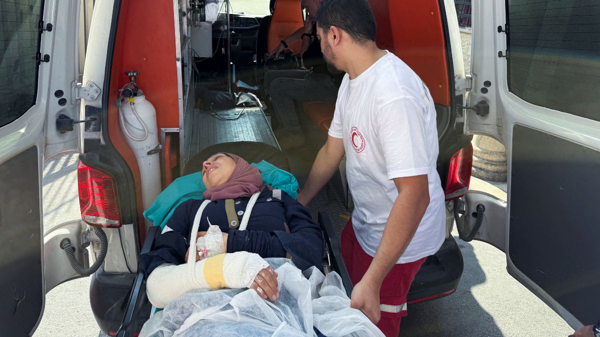 Reuters photographer Raneen Sawafta arrives at a hospital following an Israeli settlers attack near Nablus in the Israeli-occupied West Bank, on November 8, 2025. (Photo: Nidal Eshtayeh/Reuters) Reuters photographer Raneen Sawafta arrives at a hospital following an Israeli settlers attack near Nablus in the Israeli-occupied West Bank, on November 8, 2025. (Photo: Nidal Eshtayeh/Reuters)