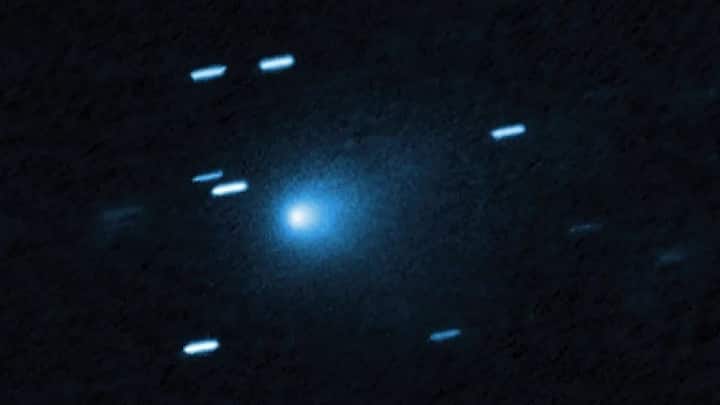 Not an alien spacecraft: Nasa releases images of interstellar comet that is going back home