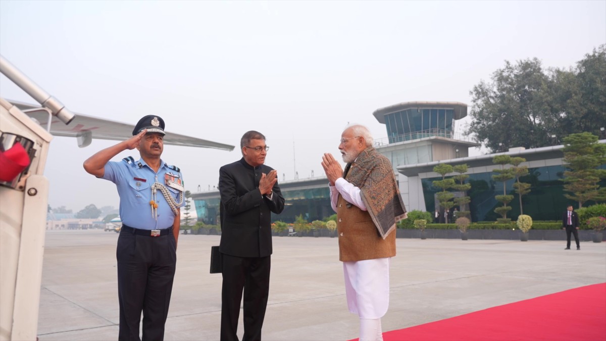 PM Modi is on his way to South Africa to attend the G20 Summit. ANI PM Modi is on his way to South Africa to attend the G20 Summit. ANI