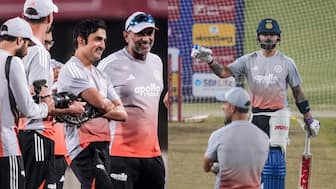 India coach Gautam Gambhir has been forced to rely on Rohit Sharma and Virat Kohli for winning the ODI series against South Africa. Images: PTI