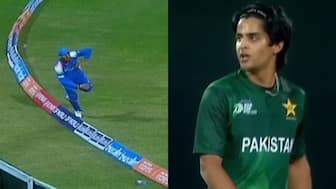 India A vs Pakistan A match witnessed multiple controversies as India lost to Pakistan. Images: Asia Cup