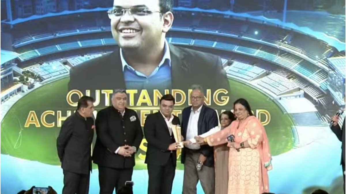 ICC Chairman Jay Shah was honoured with the ‘Outstanding Achievement Award for Contributions to Indian Women’s Cricket’ on Friday at CNN-News18’s Indian of the Year Award ceremony. YouTube/News18 ICC Chairman Jay Shah was honoured with the ‘Outstanding Achievement Award for Contributions to Indian Women’s Cricket’ on Friday at CNN-News18’s Indian of the Year Award ceremony. YouTube/News18