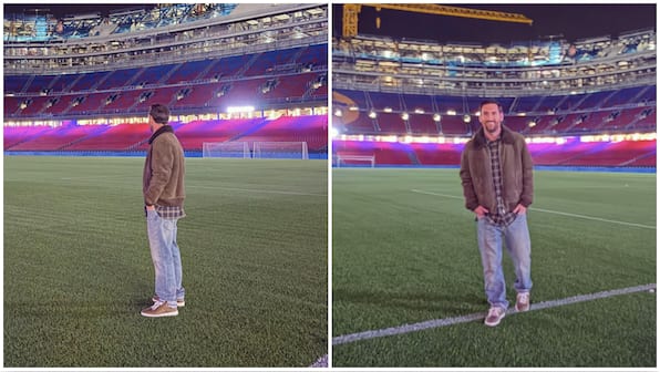 Lionel Messi drops major hint after Barcelona icon pays secret visit to Camp Nou: 'I hope one day I can...'