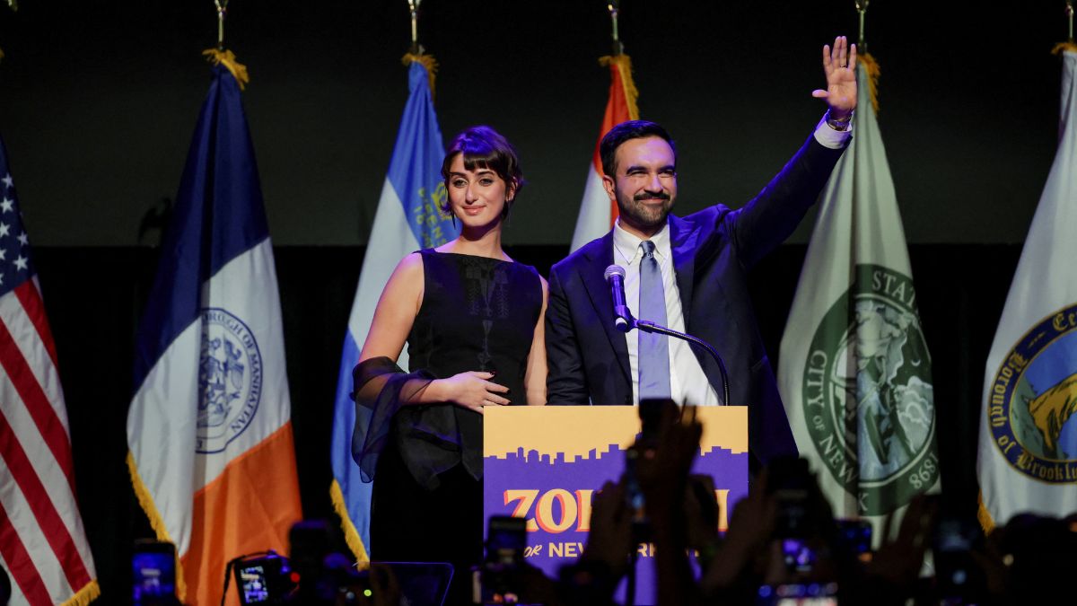 Democratic candidate for New York City mayor Zohran Mamdani celebrates with his wife Rama Duwaji after winning the 2025 New York City Mayoral race, at an election night rally in the Brooklyn borough of New York City, New York, US, November 4, 2025. File Image/Reuters Democratic candidate for New York City mayor Zohran Mamdani celebrates with his wife Rama Duwaji after winning the 2025 New York City Mayoral race, at an election night rally in the Brooklyn borough of New York City, New York, US, November 4, 2025. File Image/Reuters