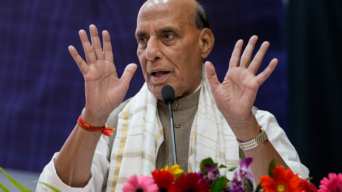 Rajnath Singh made the remarks at the Sindhi Samaj Sammelan Programme in New Delhi. PTI Rajnath Singh made the remarks at the Sindhi Samaj Sammelan Programme in New Delhi. PTI