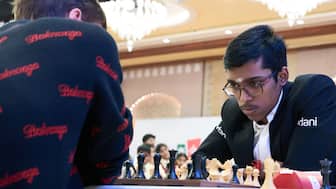 India's R Praggnanandhaa suffered a 1.5-2.5 defeat at the hands of Russia's Daniil Dubov during the FIDE World Cup fourth-round tie-breaks. Image credit: FIDE/Eteri Kublashvili