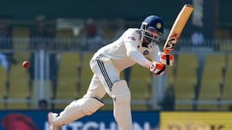 Ravindra Jadeja has appeared to be the only Indian batter comfortable against Simon Harmer. Image: AP