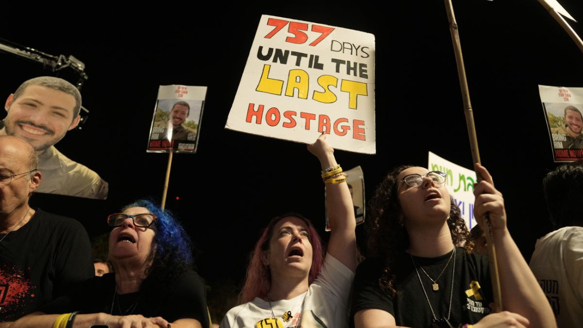 Israel says Red Cross receives remains of three hostages from Gaza tunnels Israel says Red Cross receives remains of three hostages from Gaza tunnels