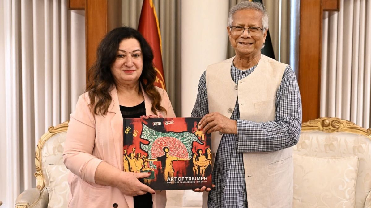 Yunus sparks fresh anti-India row over map showing India’s Northeast as part of Bangladesh Yunus sparks fresh anti-India row over map showing India’s Northeast as part of Bangladesh