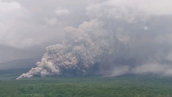 Indonesia's Semeru volcano spewing ash clouds several kms into sky, govt issues highest-level alert