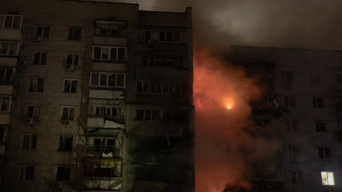 A residential building is seen on fire following a Russian drone attack on the city of Vyshhorod, in the Kyiv region early on November 30, 2025, amid the Russian invasion of Ukraine.- AFP A residential building is seen on fire following a Russian drone attack on the city of Vyshhorod, in the Kyiv region early on November 30, 2025, amid the Russian invasion of Ukraine.- AFP