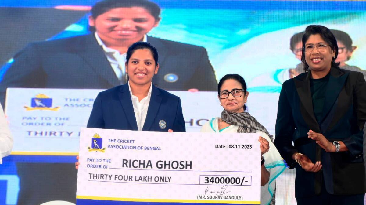 West Bengal to Name New Stadium After Cricketer Richa Ghosh
