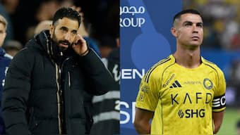 Cristiano Ronaldo has spoken about Ruben Amorim’s work at Manchester United for the first time. Images: Reuters