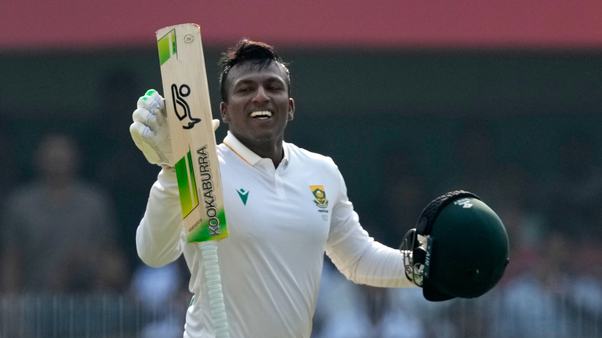 Muthusamy earns praise for maiden Test ton as SA seize control of Guwahati Test: 'Grit, composure, and complete control' Muthusamy earns praise for maiden Test ton as SA seize control of Guwahati Test: 'Grit, composure, and complete control'