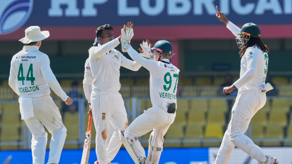 India vs South Africa Live Score 2nd Test Day 5: Muthusamy removes Sudharsan right after tea, SA need 4 wickets to win India vs South Africa Live Score 2nd Test Day 5: Muthusamy removes Sudharsan right after tea, SA need 4 wickets to win