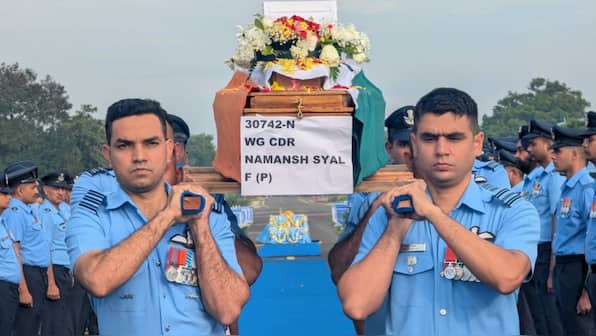 Tejas crash: Wing Commander Namansh Syal laid to rest in Himachal with full state honours