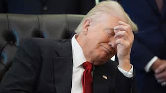 Trump was recently seen seemingly asleep during an Oval Office meeting