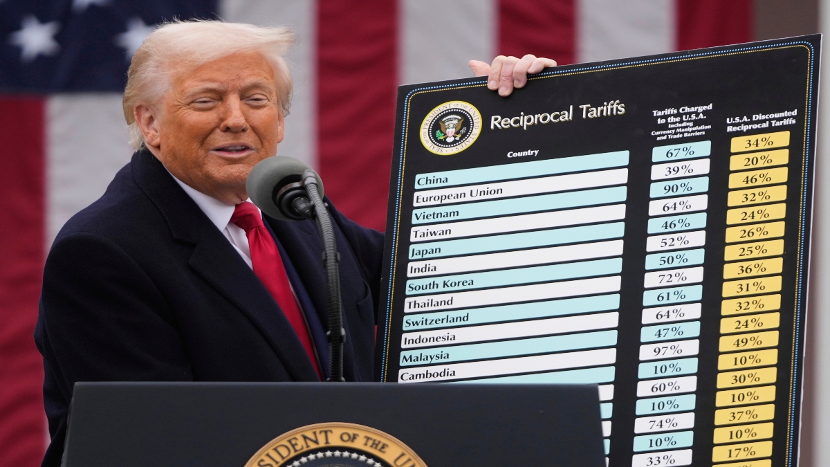 Trump tariffs in Supreme Court: No 'duty' word in 1977 law, can Congress hand its power to Potus? Trump tariffs in Supreme Court: No 'duty' word in 1977 law, can Congress hand its power to Potus?