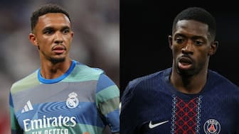 Trent Alexander-Arnold’s Anfield return and Ousmane Dembele’s fitness would be in focus as Champions League returns on Tuesday. Images: Reuters