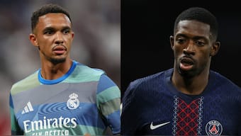 Trent Alexander-Arnold’s Anfield return and Ousmane Dembele’s fitness would be in focus as Champions League returns on Tuesday. Images: Reuters