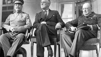 The Tehran Conference of 1943. Image courtesy: @WWIIpix/X
