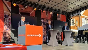 Norwegian Finance Minister Jens Stoltenberg and wealth fund CEO Nicolai Tangen. REUTERS