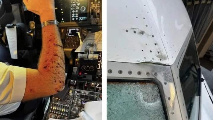 Mystery object at 36,000 feet that shattered United Airlines windshield is identified as.....
