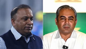 BCCI has given an ultimatum to ACC chief Mohsin Naqvi regarding the Asia Cup trophy. Image: Reuters/AFP