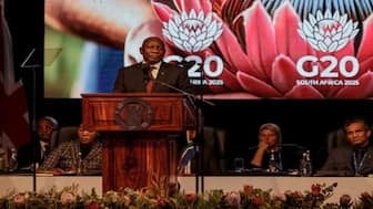 Since 2021, South Africa has been the fourth developing nation to hold the G20 presidency consecutively, following Indonesia, India, and Brazil. In the image: South African President Cyril Ramaphosa addressing a G20 summit. Photo: Emmanuel Croset/AFP