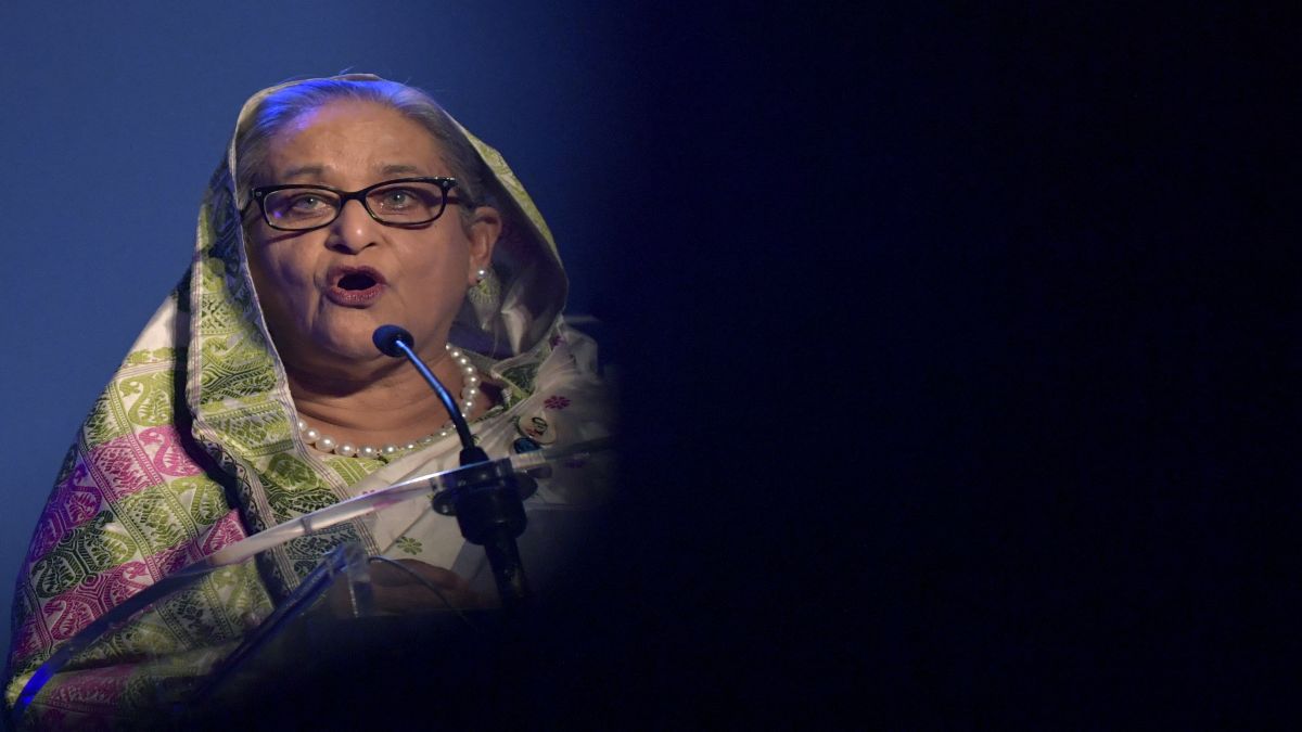 Bangladesh's ICT has convicted ousted PM Sheikh Hasina and her former home minister for their alleged role in violent suppression of the 2024 protests. Hasina has been sentenced to death. File image/AFP Bangladesh's ICT has convicted ousted PM Sheikh Hasina and her former home minister for their alleged role in violent suppression of the 2024 protests. Hasina has been sentenced to death. File image/AFP