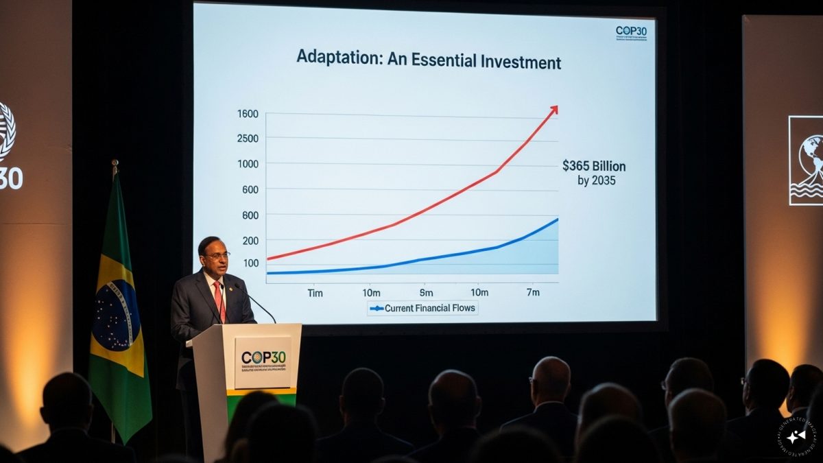 India urges global community to massively increase adaptation finance at COP30, highlighting widening gap and critical need for grant-based support. India urges global community to massively increase adaptation finance at COP30, highlighting widening gap and critical need for grant-based support.