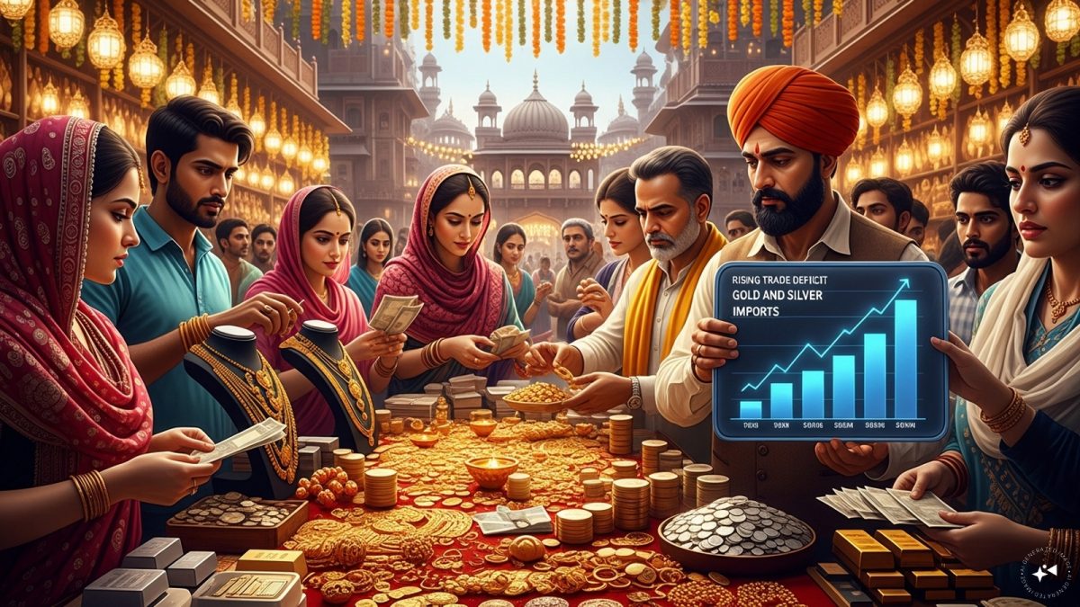 Indians bought so much gold and silver, it skewed India's trade math Indians bought so much gold and silver, it skewed India's trade math