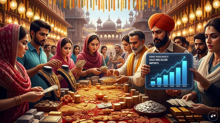 Indians bought so much gold and silver, it skewed India's trade math Indians bought so much gold and silver, it skewed India's trade math