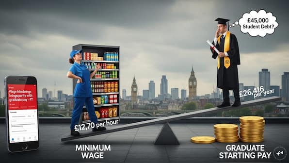 UK’s minimum wage is touching starting salary of college graduates — and it’s a problem