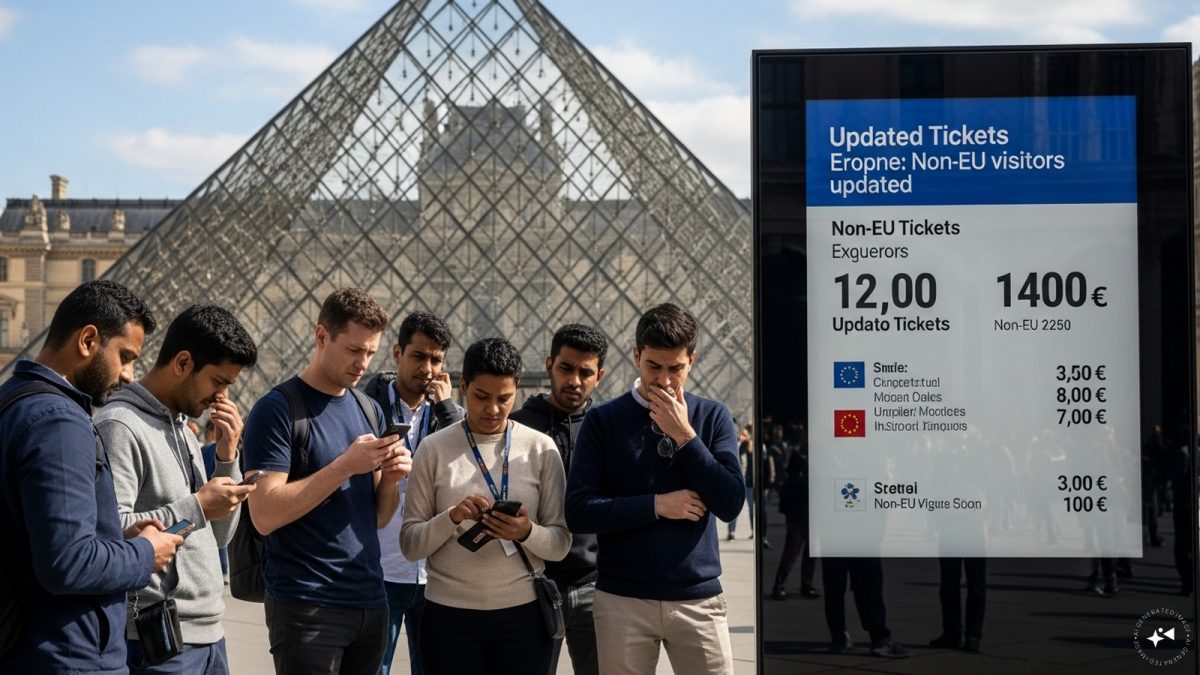 Paris’s Louvre hikes entry fees for tourists outside EU to fund security, repairs Paris’s Louvre hikes entry fees for tourists outside EU to fund security, repairs