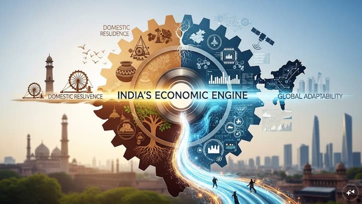 India’s magic mix of domestic resilience, global adaptability fuels its economic engine India’s magic mix of domestic resilience, global adaptability fuels its economic engine