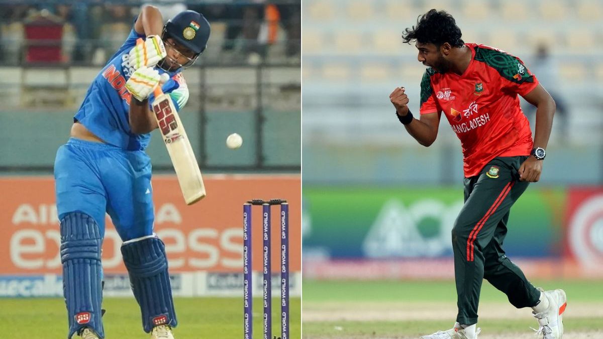 India A will take on Bangladesh A in the first semifinal of Asia Cup Rising Stars. Image: ACC/BCB India A will take on Bangladesh A in the first semifinal of Asia Cup Rising Stars. Image: ACC/BCB
