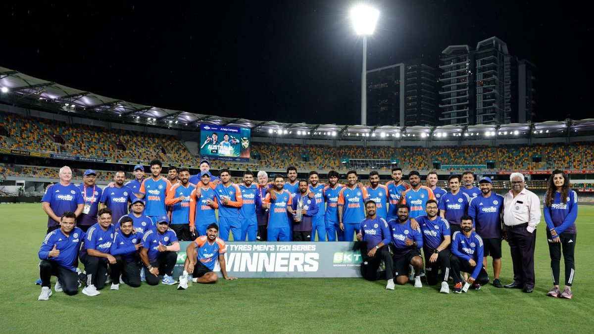 India won the five-match T20I series against Australia 2-1. Image: BCCI India won the five-match T20I series against Australia 2-1. Image: BCCI