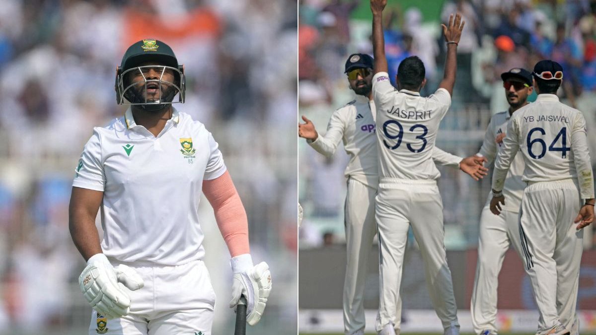 Jasprit Bumrah's alleged dwarf jibe at Temba Bavuma was caught on the stump-mic. Image: AFP Jasprit Bumrah's alleged dwarf jibe at Temba Bavuma was caught on the stump-mic. Image: AFP