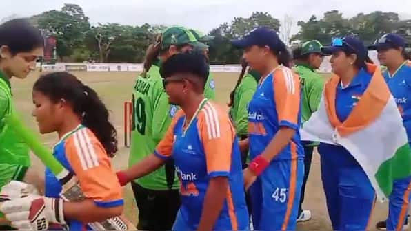 Indian blind women's team display exemplary sportsmanship after dominant win against Pakistan