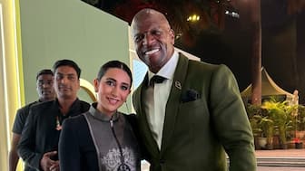 Karisma Kapoor shares picture with Terry Crews on social media, Hollywood star reacts