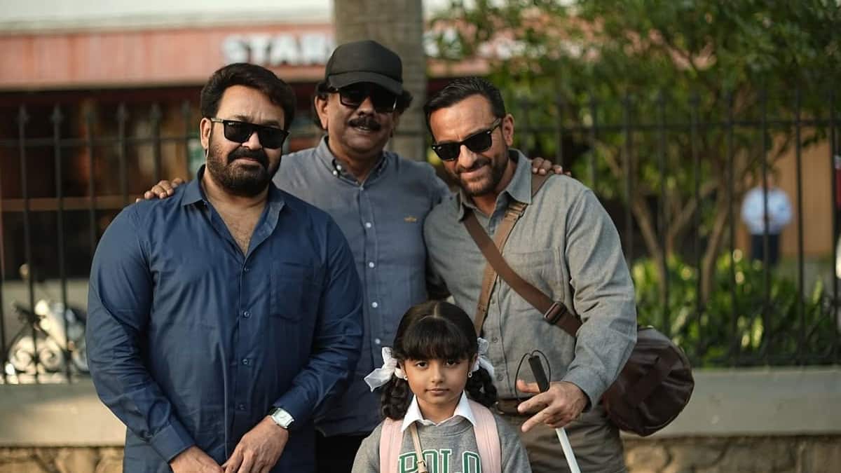 Priyadarshan Revela Foto ÉPICA com Mohanlal e Saif Ali Khan no Set de 'Haiwaan'! Veja o Que Aconteceu!