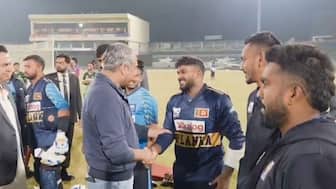 Mohsin Naqvi thanks Sri Lanka players and staff for continuing the tour. Image: PCB