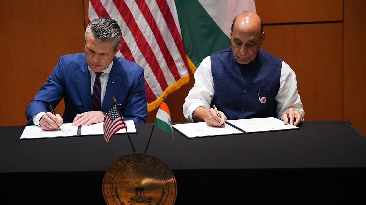 The United States, under Trump, appears to be playing a deft game of push and pull: signalling partnership while simultaneously testing loyalty. Image: X/ @rajnathsingh The United States, under Trump, appears to be playing a deft game of push and pull: signalling partnership while simultaneously testing loyalty. Image: X/ @rajnathsingh