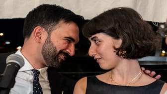 Zohran Mamdani and his wife, Rama Duwaji. File image/Reuters