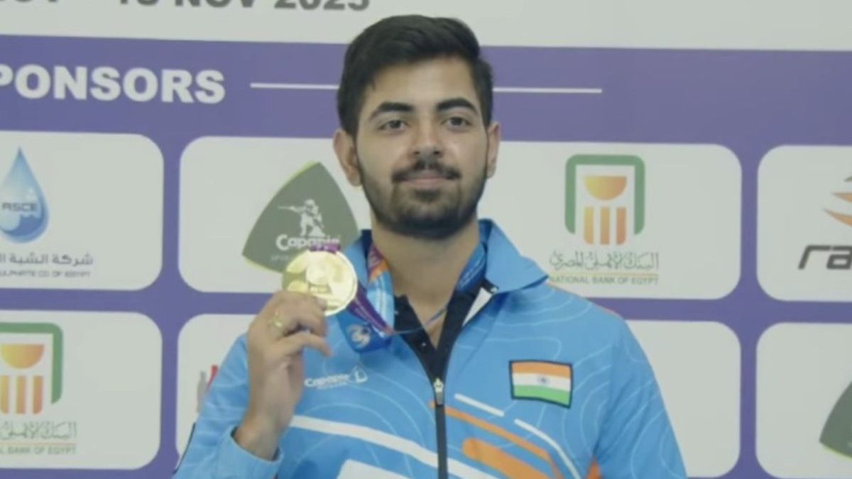 Samrat Rana wins gold in men’s 10m air pistol at ISSF World Championships Samrat Rana wins gold in men’s 10m air pistol at ISSF World Championships