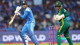 Smriti Mandhana smashed a crucial 45 in the Women's World Cup final to provide India with a solid platform. Image: ICC 