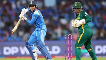 Smriti Mandhana smashed a crucial 45 in the Women's World Cup final to provide India with a solid platform. Image: ICC 