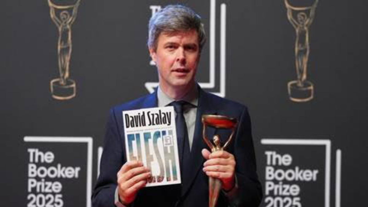 David Szalay wins the 2025 Booker Prize for FLESH David Szalay wins the 2025 Booker Prize for FLESH